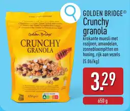 ALDI Golden Bridge Crunchy granola aanbieding
