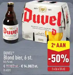 ALDI Duvel Blond Bier aanbieding