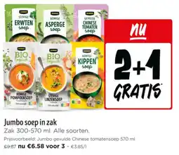 Jumbo Jumbo soep in zak aanbieding