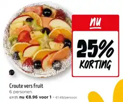 Jumbo Croute vers fruit aanbieding