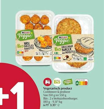 Delhaize Vegetarisch Product aanbieding