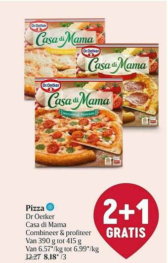Delhaize Pizza Dr Oetker aanbieding