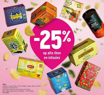 Delhaize Thee aanbieding