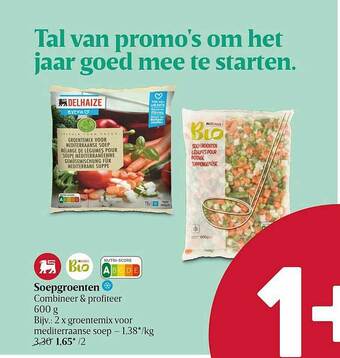 Delhaize Soepgroenten aanbieding