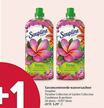 Delhaize Geconcentreerde Wasverzachter Soupline aanbieding