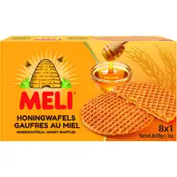Albert Heijn Meli Gevulde Honingwafels bel aanbieding