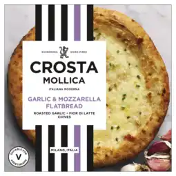 Albert Heijn Crosta Mollica Garlic & mozzarella flatbread aanbieding