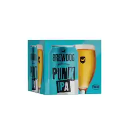 Albert Heijn BrewDog Punk IPA 4-pack aanbieding