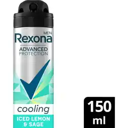Albert Heijn Rexona Men cooling iced lemon & sage spray aanbieding