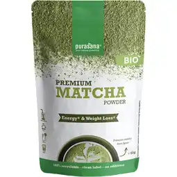 Albert Heijn Purasana Matcha premium poeder aanbieding