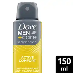 Albert Heijn Dove Men+care active comfort deodorant spray aanbieding