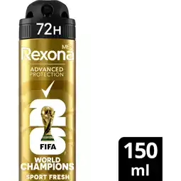Albert Heijn Rexona Men FIFA limited collection spray aanbieding