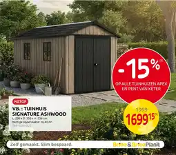 Brico Tuinhuis signature ashwood aanbieding