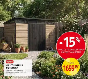 Tuinhuis ashwood