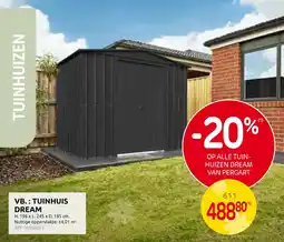 Brico Tuinhuis dream aanbieding