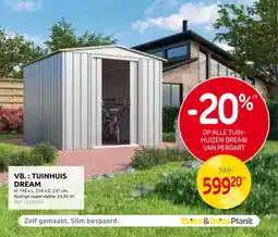 Brico Tuinhuis dream aanbieding