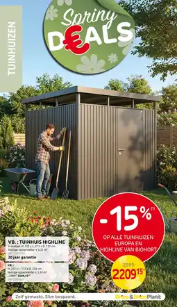 Brico Tuinhuis highline aanbieding