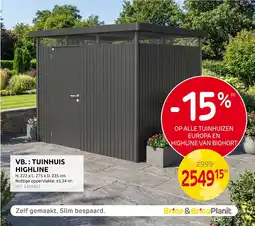 Brico Tuinhuis highline aanbieding