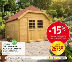 Brico Tuinhuis cottage limerick aanbieding