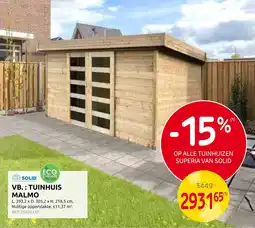 Brico Tuinhuis malmo aanbieding