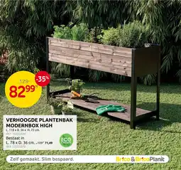 Brico Verhoogde plantenbak modernbox high aanbieding
