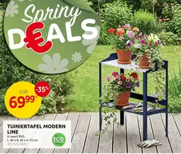 Brico Tuiniertafel modern line aanbieding