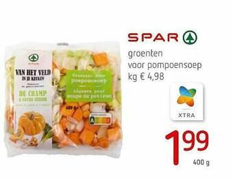 Spar Colruyt Spar Groenten Voor Pompoensoep aanbieding