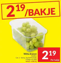Intermarché Witte druiven aanbieding