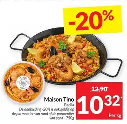Intermarché Maison Tino Paella aanbieding