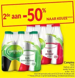 Intermarché Campina Melk aanbieding
