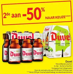 Intermarché Duvel aanbieding