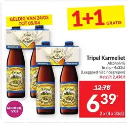 Intermarché Tripel Karmeliet aanbieding