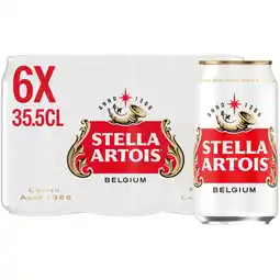 Albert Heijn Stella Artois Belgium pils 6-pack aanbieding
