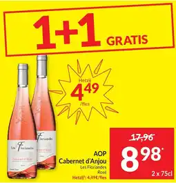 Intermarché AOP Cabernet d'Anjou aanbieding