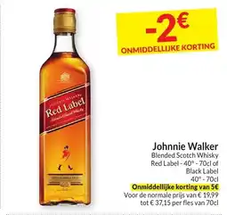 Intermarché Johnnie Walker aanbieding