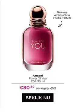 ICI PARIS XL Armani Power Of You EDP aanbieding