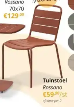 YGO Tuinstoel Rossano aanbieding