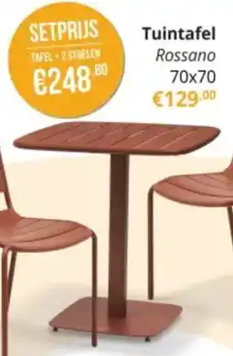 YGO Tuintafel Rossano aanbieding