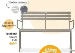 YGO Tuinbank Fidenza Café aanbieding