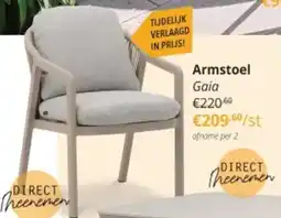 YGO Armstoel Gaia aanbieding