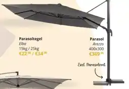 YGO Parasol Arezzo aanbieding