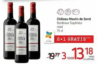 Château moulin de serré bordeaux supérieur rood