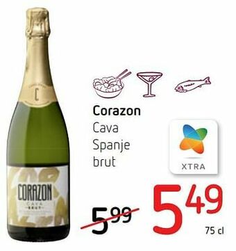 Spar Colruyt Corazon cava spanje brut aanbieding