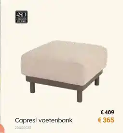 Europoint Capresi voetenbank aanbieding