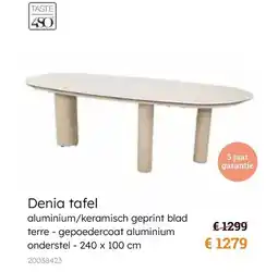 Europoint Denia tafel aanbieding