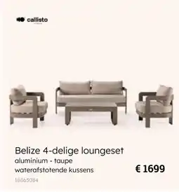 Europoint Belize 4-delige loungeset aanbieding