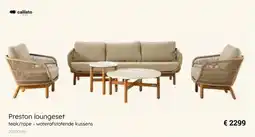 Europoint Preston loungeset aanbieding