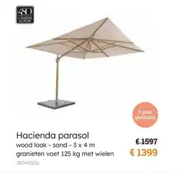 Europoint Hacienda parasol aanbieding