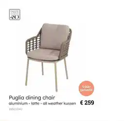 Europoint Puglia dining chair aanbieding