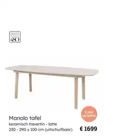 Europoint Manolo tafel aanbieding